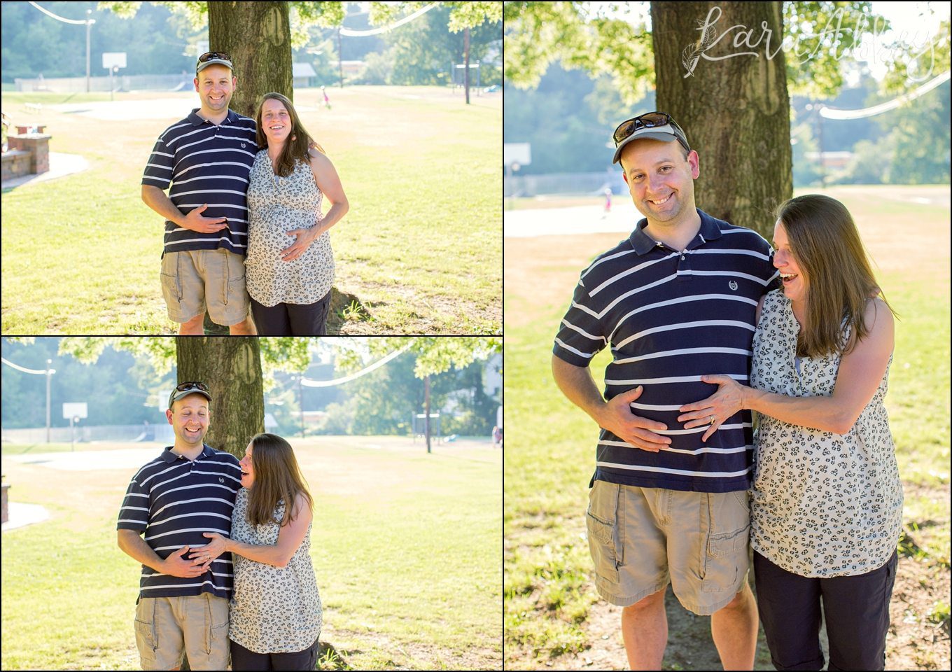 Manor Park in Manor, PA Summer Maternity Portraits by Kara Abbey Photography in Irwin, PA