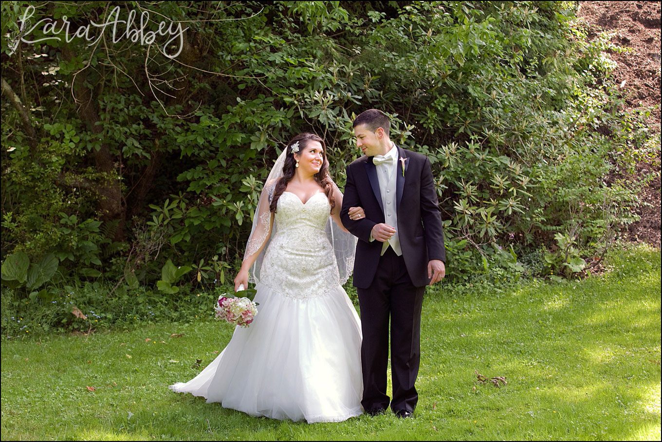 Kara Abbey Photography Featured on Borrowed & Blue Black & White Black-Tie Wedding in Pittsburgh, PA