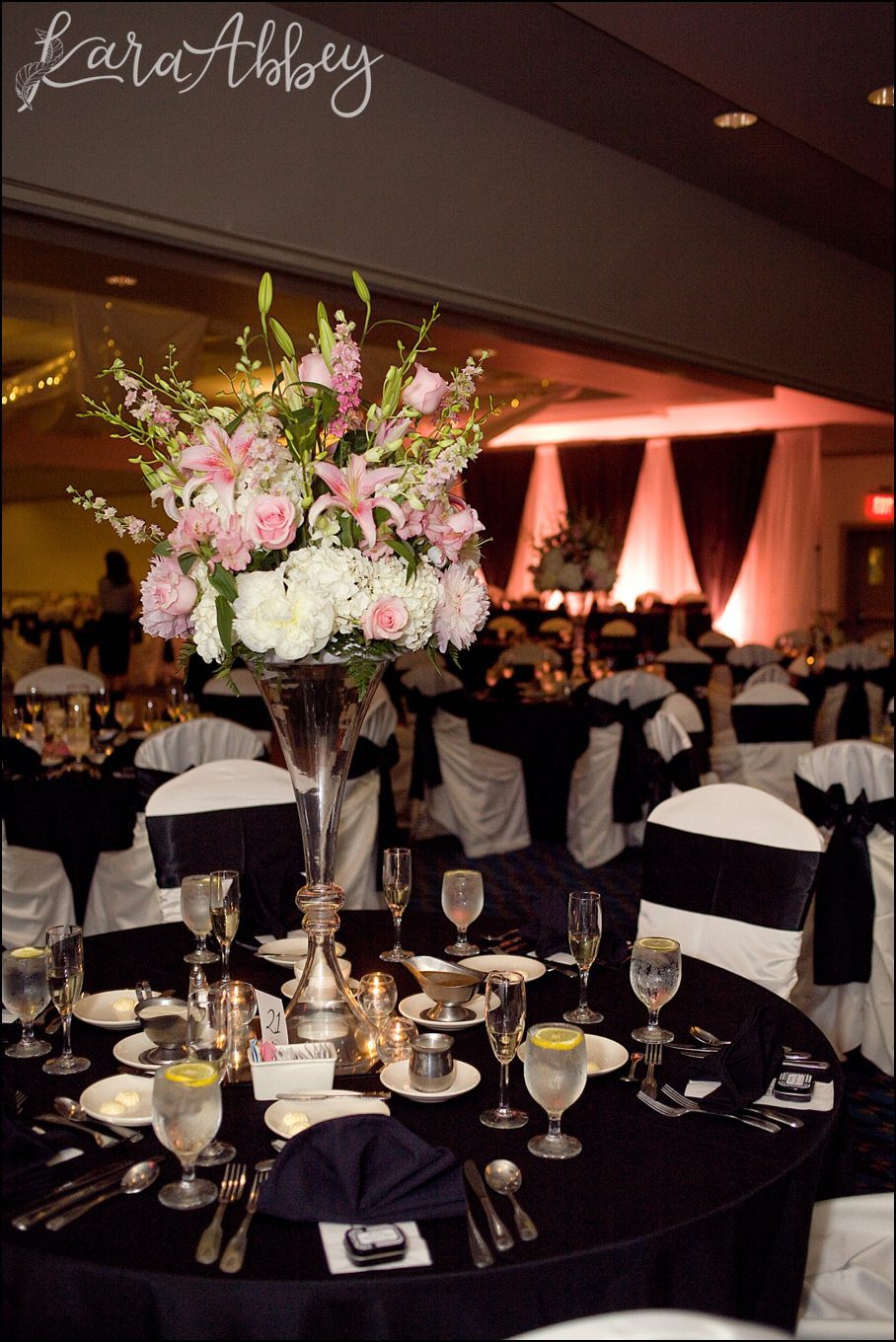 Kara Abbey Photography Featured on Borrowed & Blue Black & White Black-Tie Wedding in Pittsburgh, PA