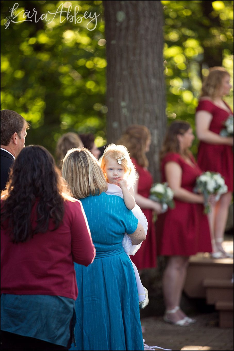 Romantic Summer Seven Springs Mountain Resort Wedding Ceremony at Meadowood by Kara Abbey Photography in Irwin, PA