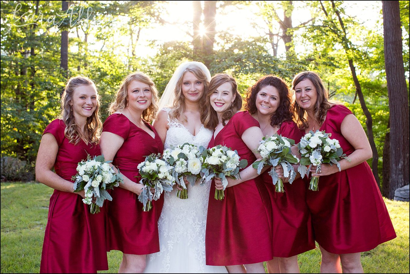 Romantic Summer Seven Springs Mountain Resort Wedding Ceremony at Meadowood by Kara Abbey Photography in Irwin, PA