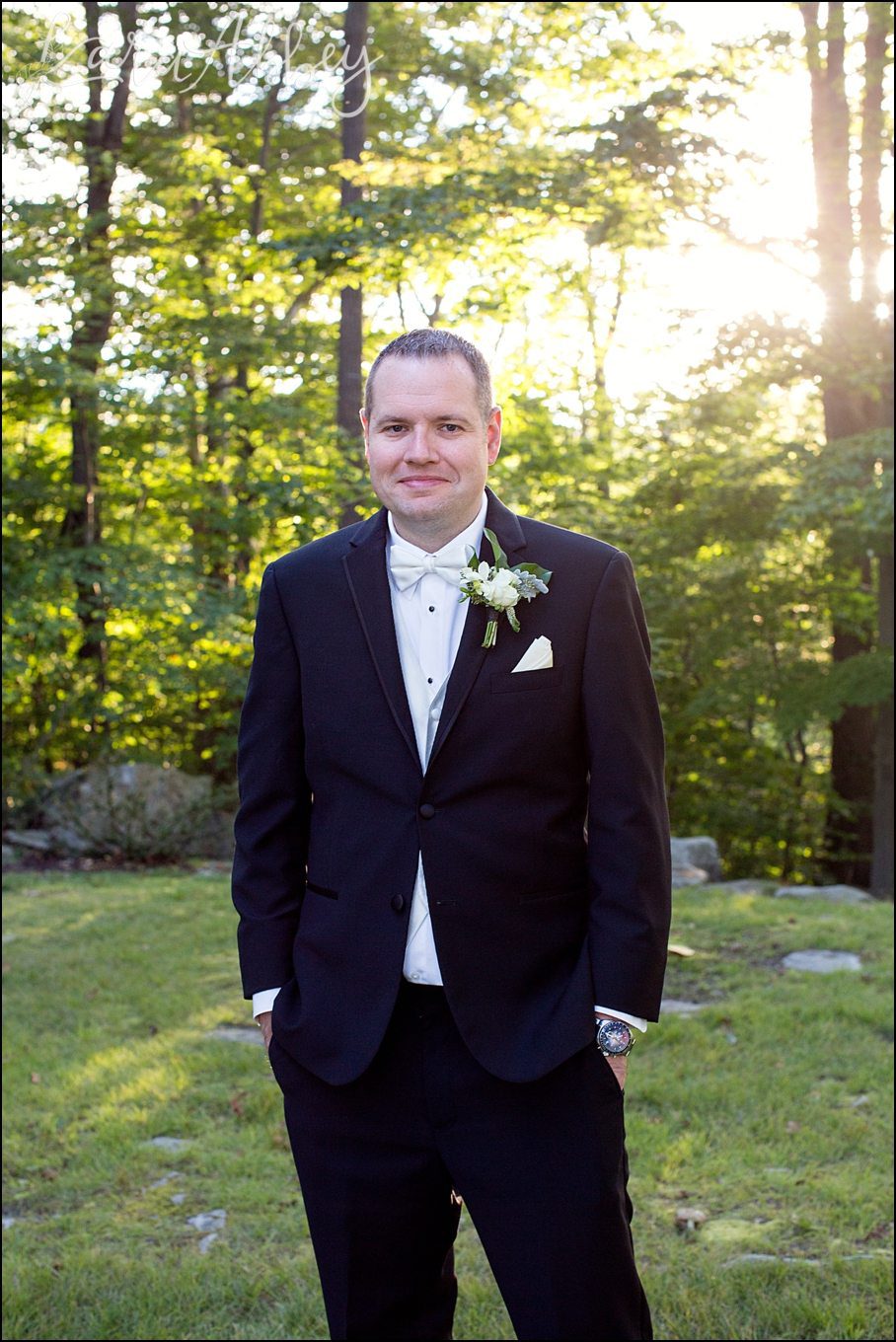 Romantic Summer Seven Springs Mountain Resort Wedding Ceremony at Meadowood by Kara Abbey Photography in Irwin, PA