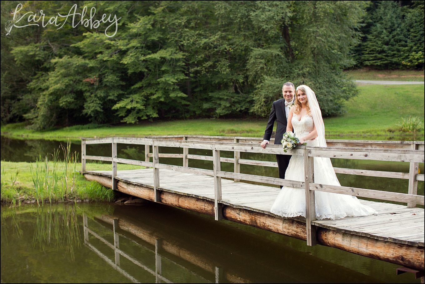 Romantic Summer Seven Springs Mountain Resort Wedding Portraits by Kara Abbey Photography in Irwin, PA