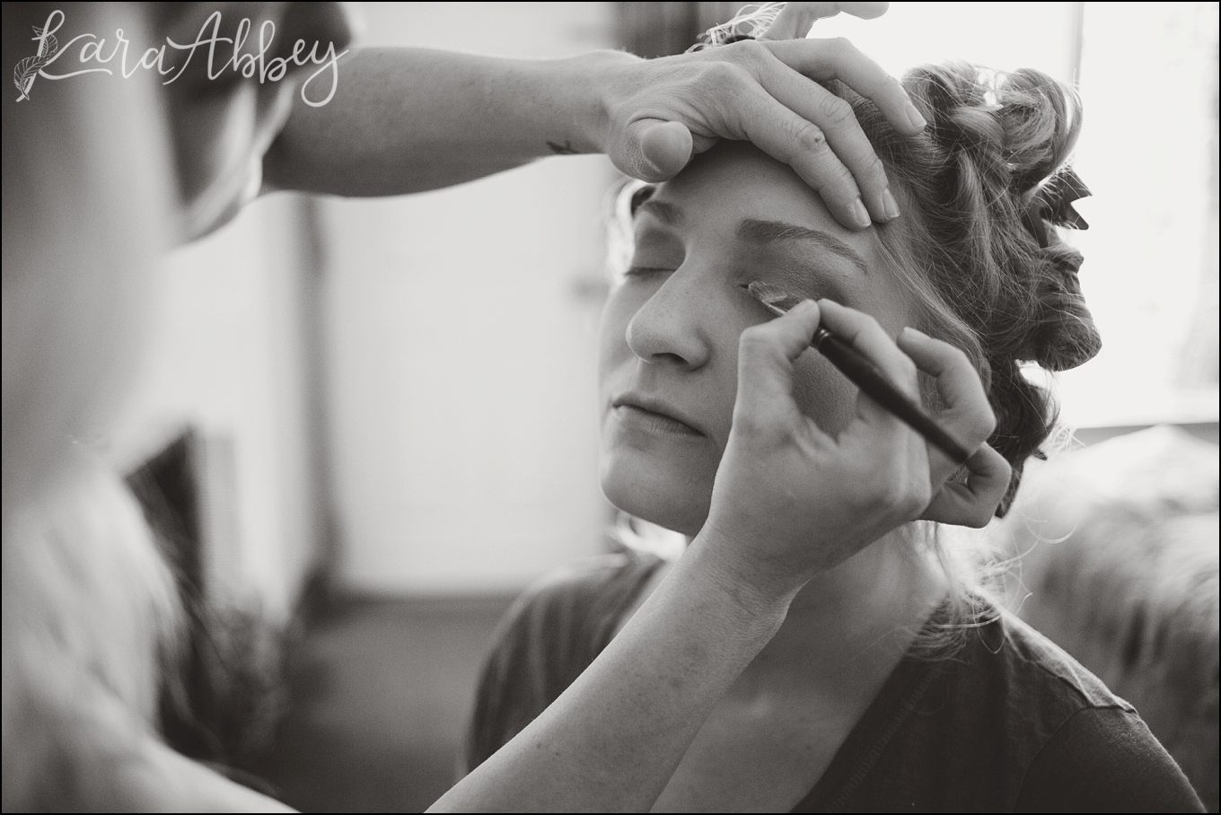 Romantic Summer Seven Springs Mountain Resort Wedding Hotel Getting Ready by Kara Abbey Photography in Irwin, PA