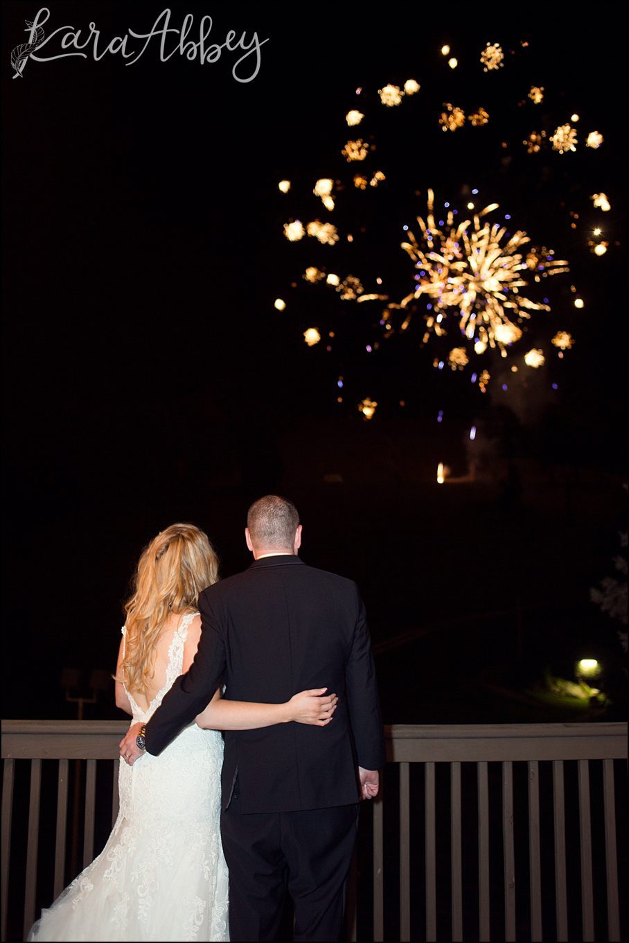 Romantic Summer Seven Springs Mountain Resort Fireworks at the Alpine Room by Kara Abbey Photography in Irwin, PA