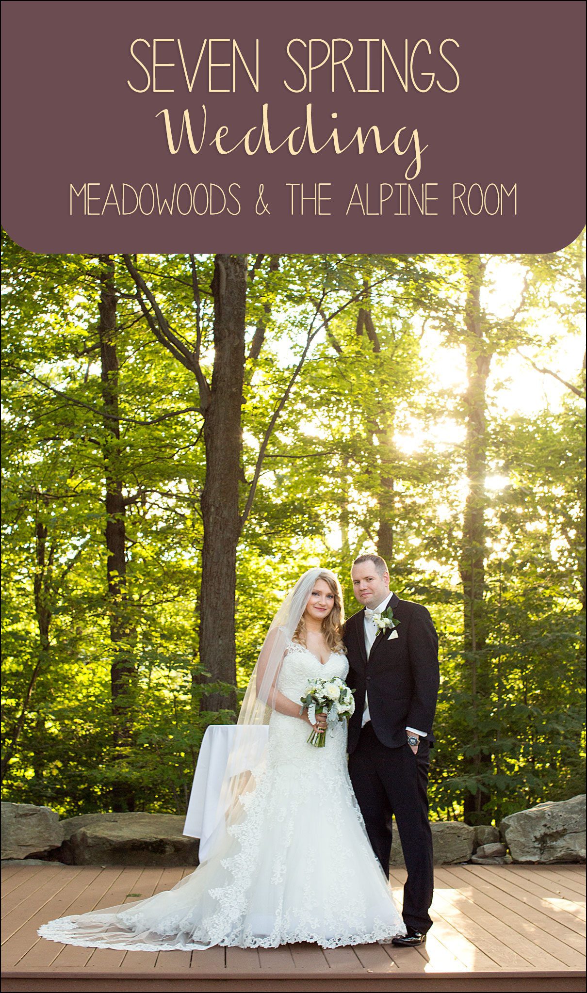Romantic Summer Seven Springs Mountain Resort Wedding at Meadowoods by Kara Abbey Photography in Irwin, PA