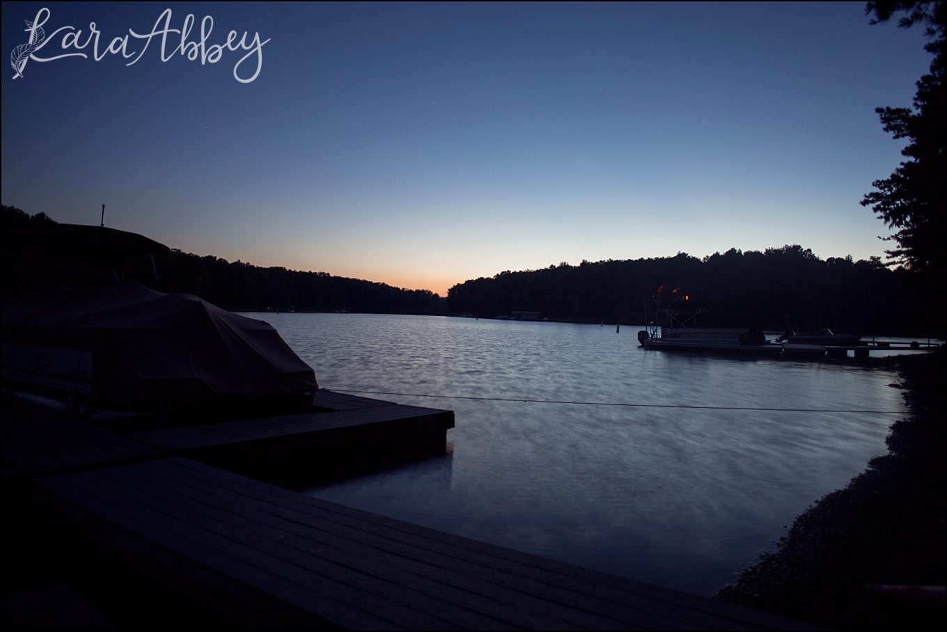 Night Photography of the Stars at Deep Creek Lake, MD by Kara Abbey Photography in Irwin, PA