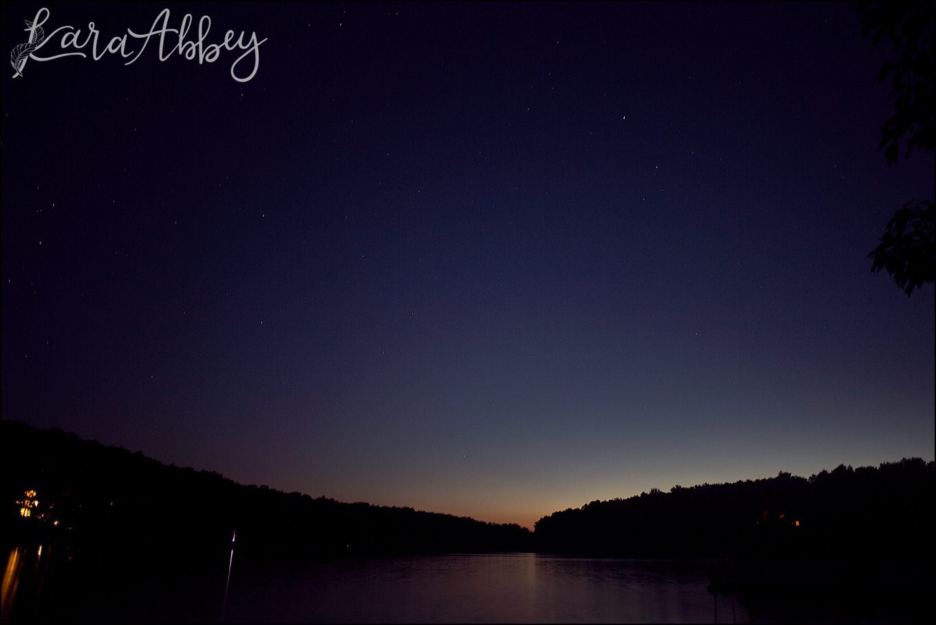 Night Photography of the Stars at Deep Creek Lake, MD by Kara Abbey Photography in Irwin, PA