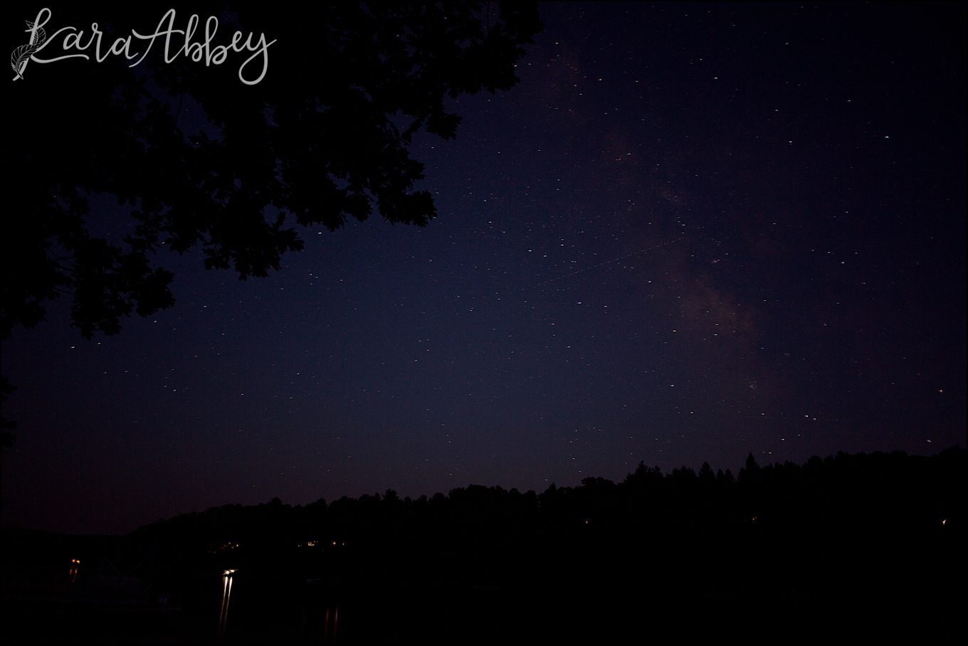Night Photography of the Stars at Deep Creek Lake, MD by Kara Abbey Photography in Irwin, PA