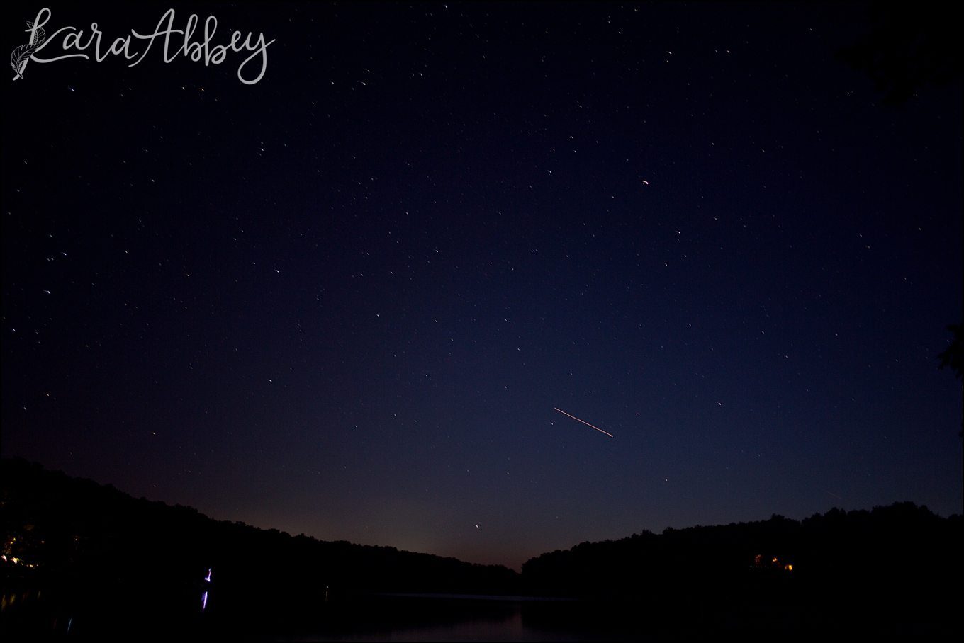 Night Photography of the Stars at Deep Creek Lake, MD by Kara Abbey Photography in Irwin, PA