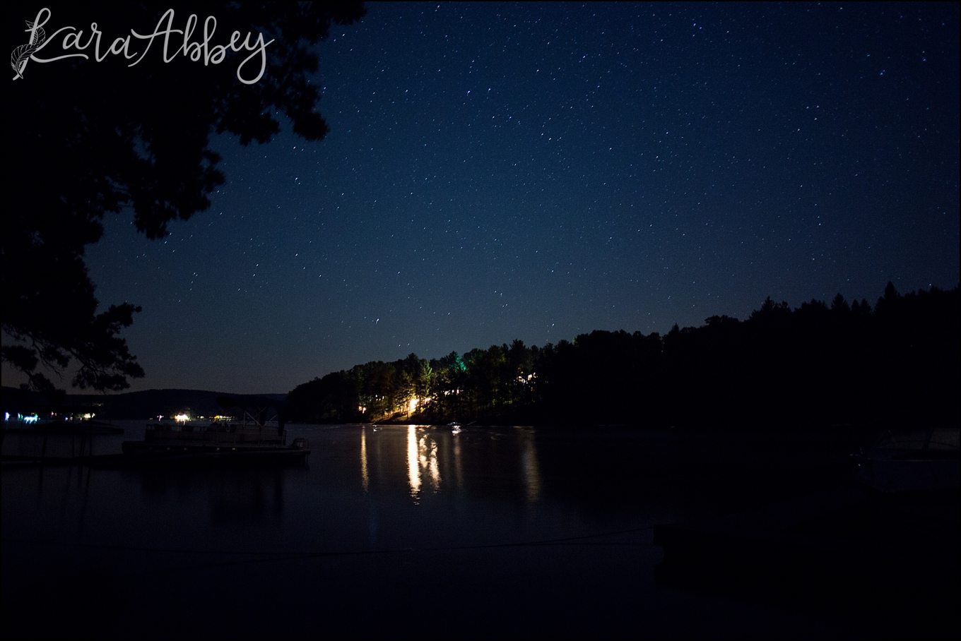 Night Photography of the Stars at Deep Creek Lake, MD by Kara Abbey Photography in Irwin, PA
