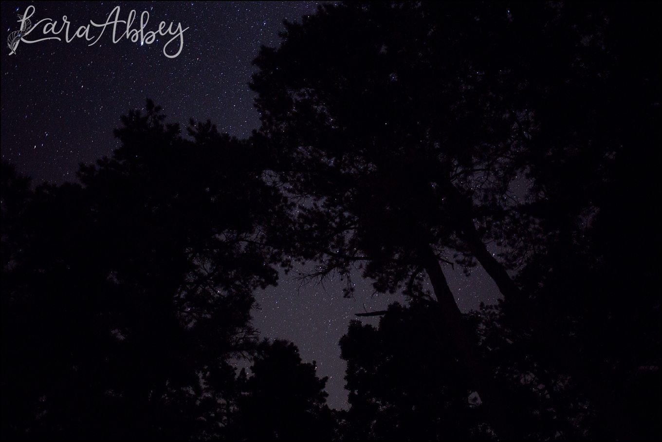 Night Photography of the Stars at Deep Creek Lake, MD by Kara Abbey Photography in Irwin, PA