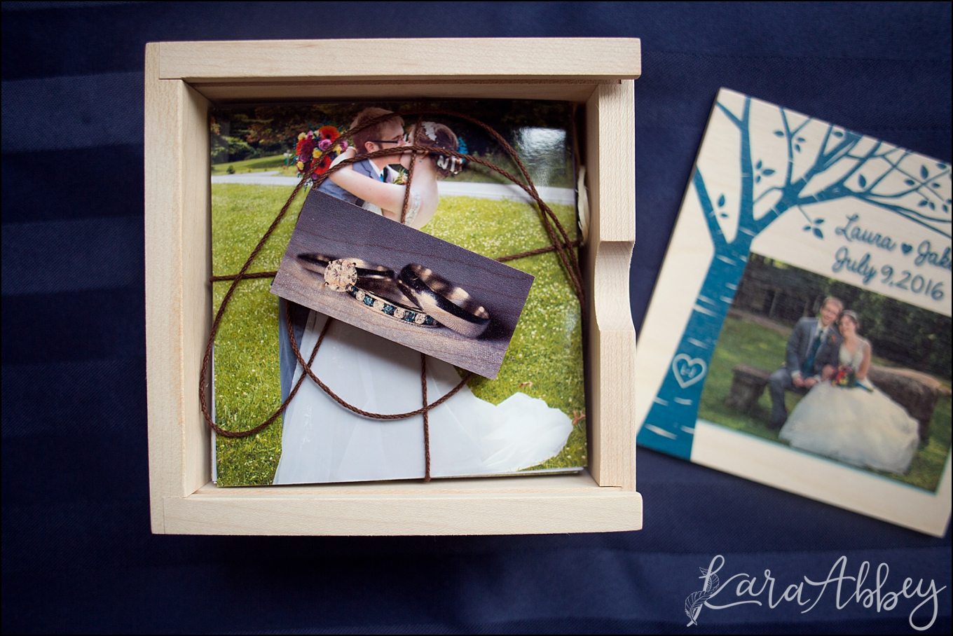 Wedding Photography Products, Digital Negatives, Custom USB & Wooden Box - by Kara Abbey Photography in Irwin, PA