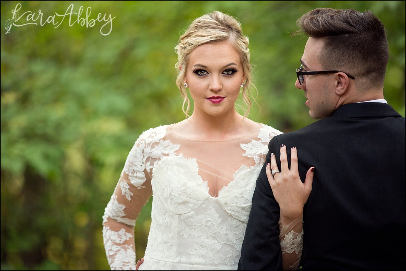 Burgundy & Fall Inspired Romantic & Happy Wedding Portraits | by Kara Abbey Photography in Irwin, PA