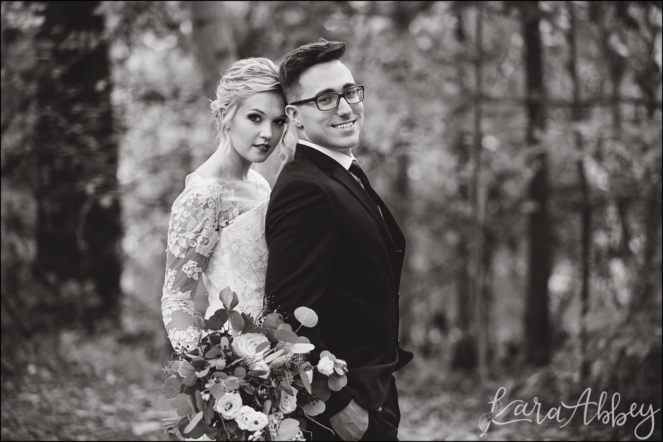 Burgundy & Fall Inspired Romantic & Happy Wedding Portraits | by Kara Abbey Photography in Irwin, PA