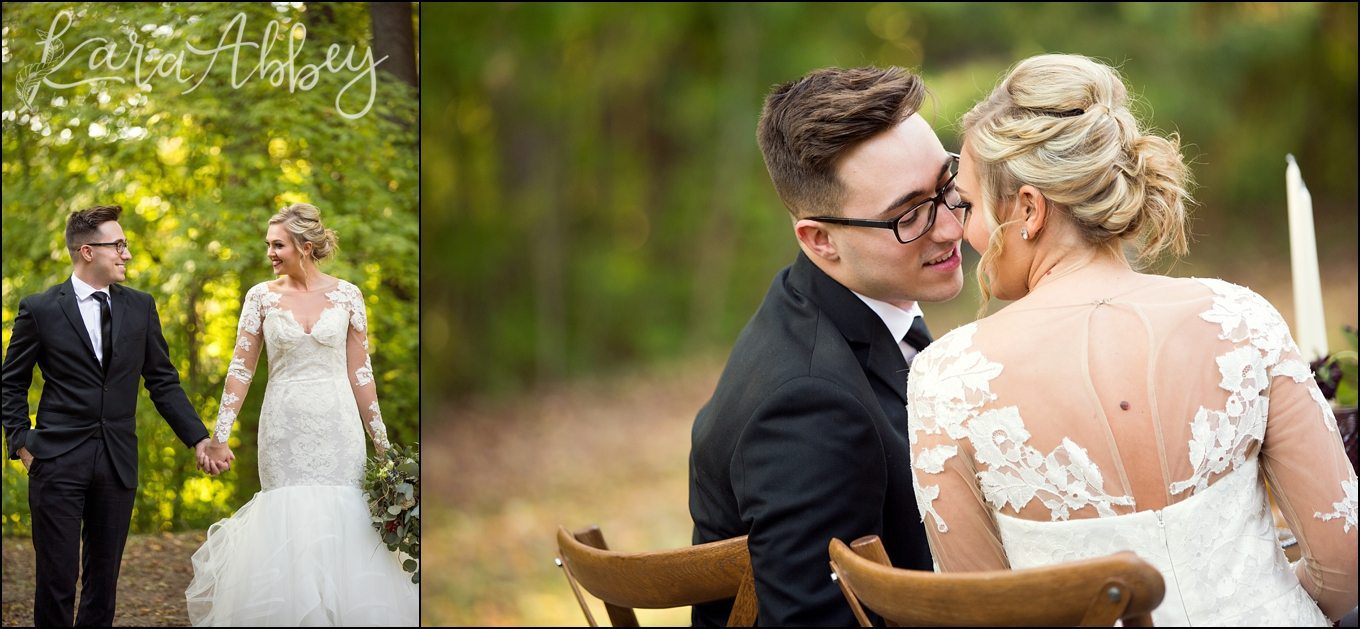 Burgundy & Fall Inspired Romantic & Happy Wedding Portraits | by Kara Abbey Photography in Irwin, PA