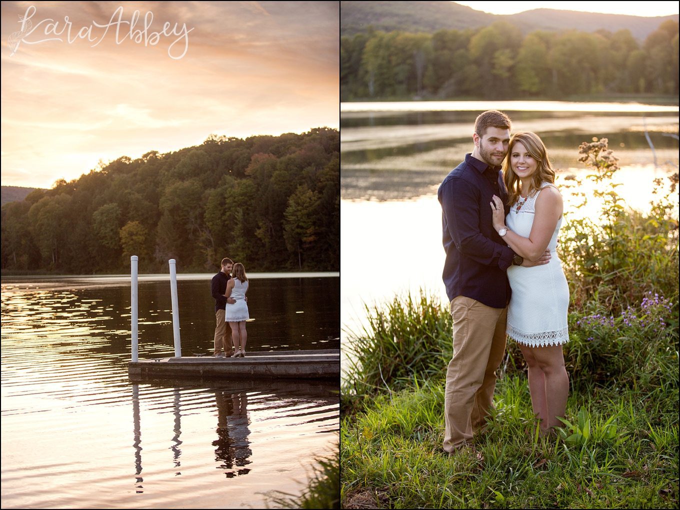 Irwin, PA Engagement Photographer - Bright Summer Evening Love Session by Kara Abbey Photography