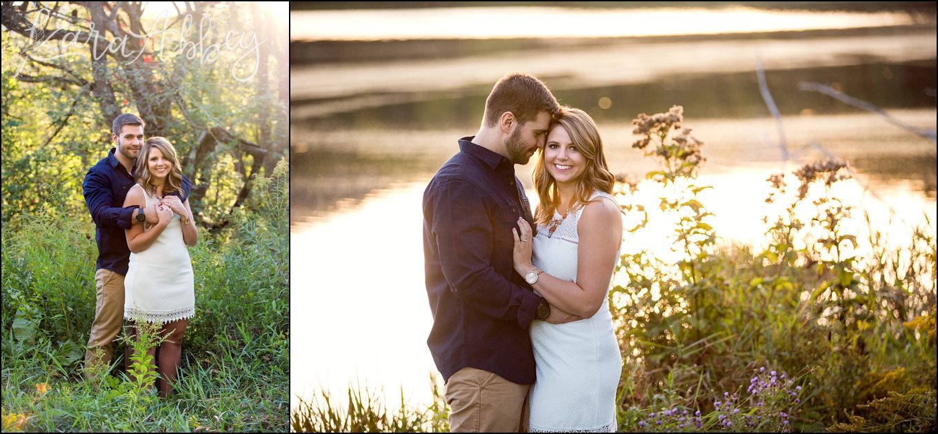 Irwin, PA Engagement Photographer - Bright Summer Evening Love Session by Kara Abbey Photography