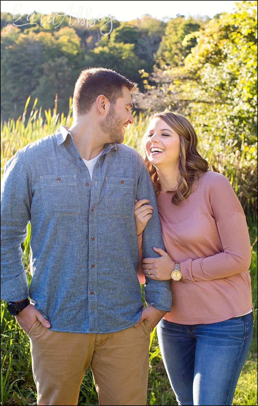 Irwin, PA Engagement Photographer - Bright Summer Evening Love Session by Kara Abbey Photography