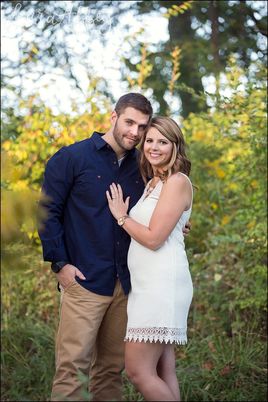 Irwin, PA Engagement Photographer - Bright Summer Evening Love Session by Kara Abbey Photography