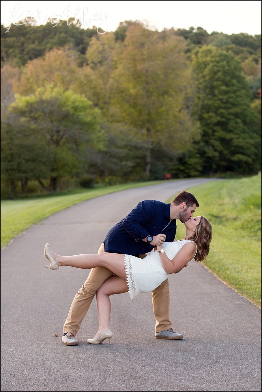 Irwin, PA Engagement Photographer - Bright Summer Evening Love Session by Kara Abbey Photography