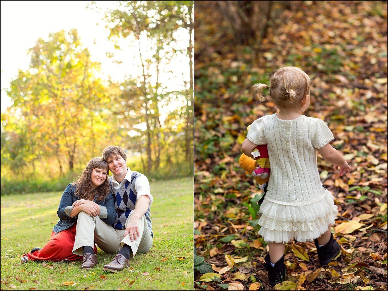 A Wedding Photographer's Backyard Fall Family Portraits in Irwin, PA