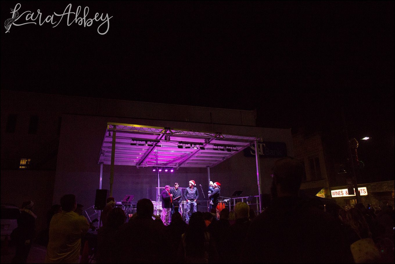 Light Up Night in Downtown Irwin, PA 2016 - Lighting the Christmas Tree