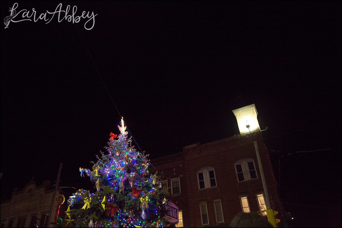 Light Up Night in Downtown Irwin, PA 2016 - Lighting the Christmas Tree