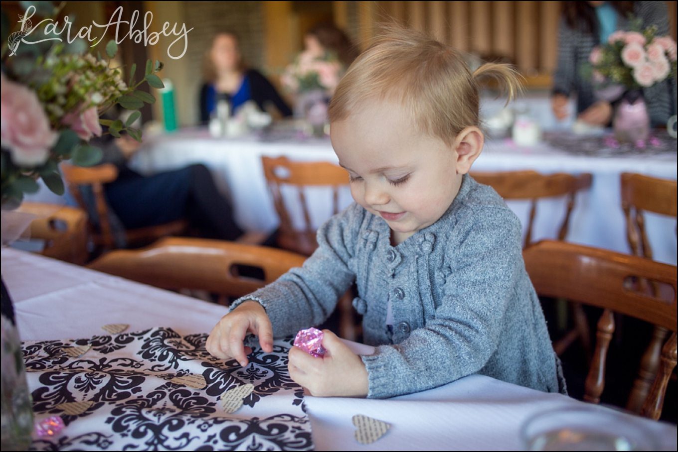 Pink & Black Sherlock Inspired Bridal Shower by Kara Abbey Photography in Irwin, PA