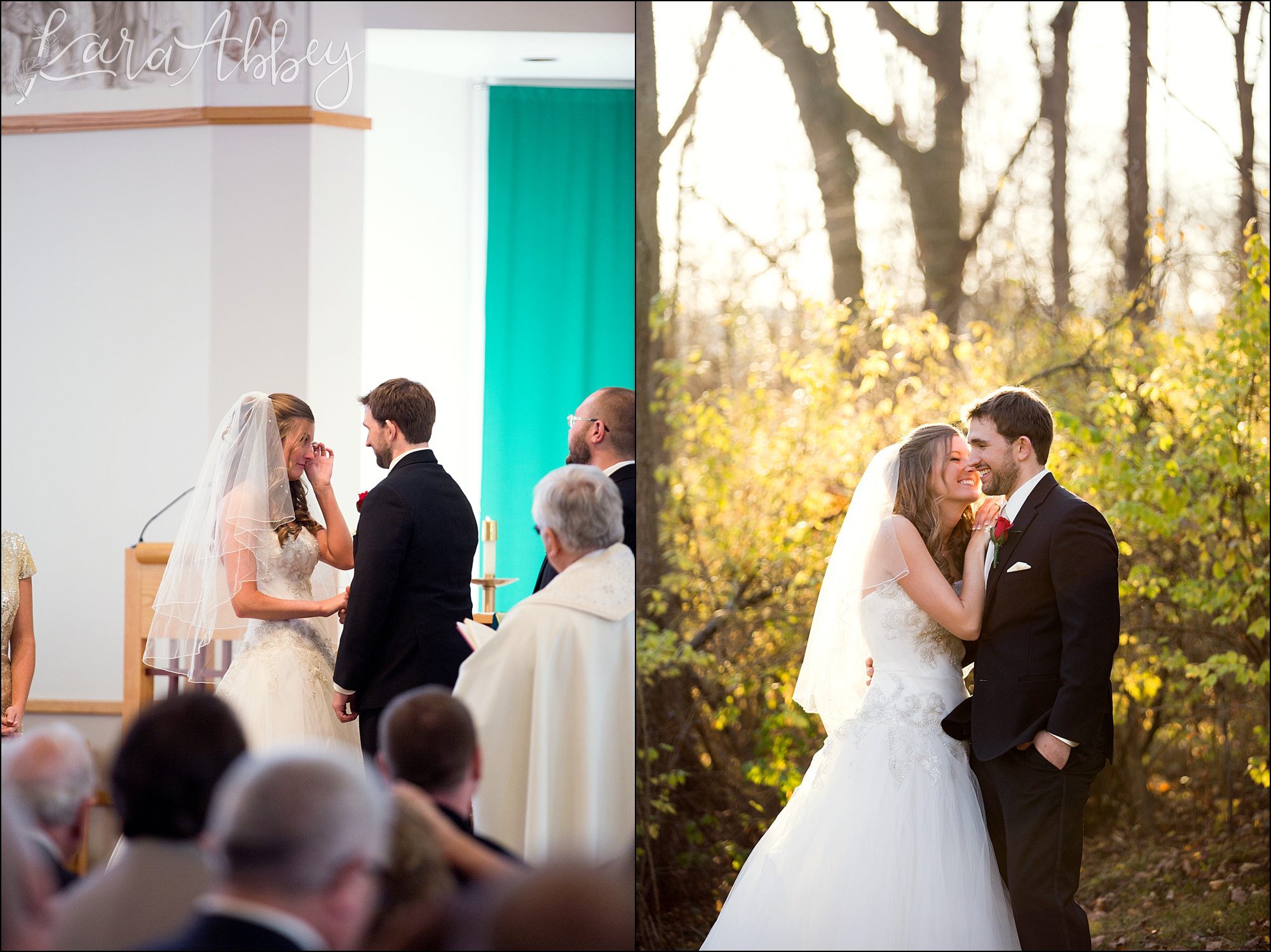 Bride & Groom Portrait by Altoona, PA Wedding Photographer