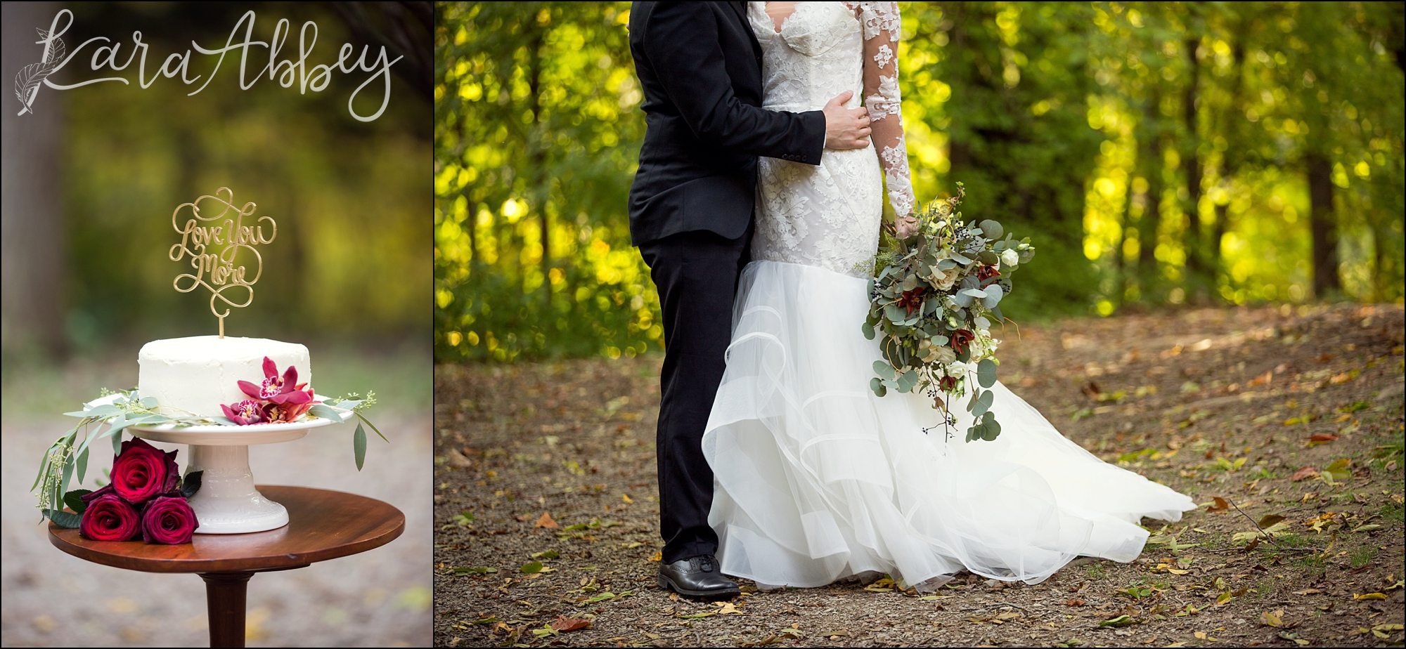 Fall Romantic Cake by Irwin, PA Wedding Photographer