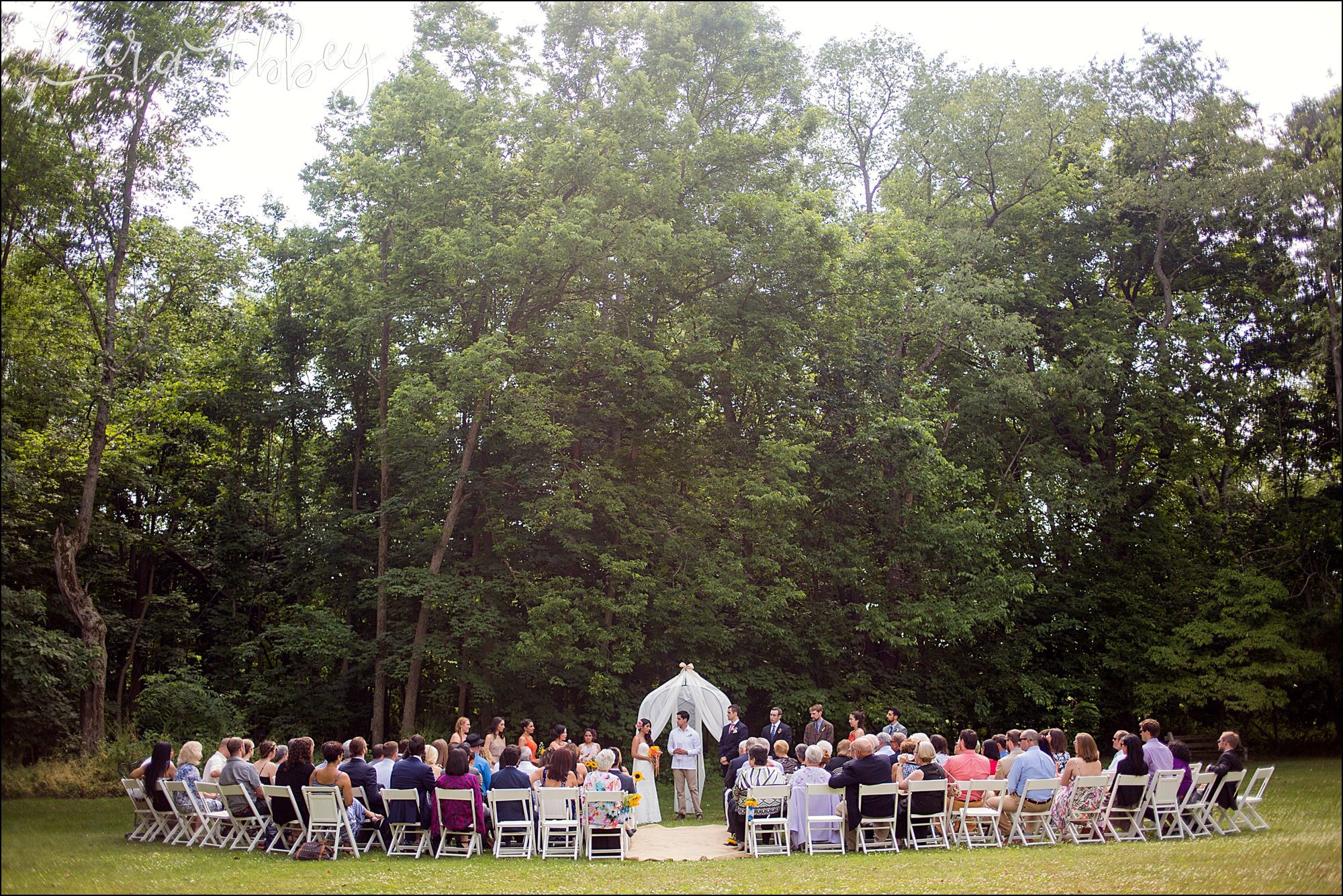 Outdoor Ceremony by Irwin, PA Wedding Photographer