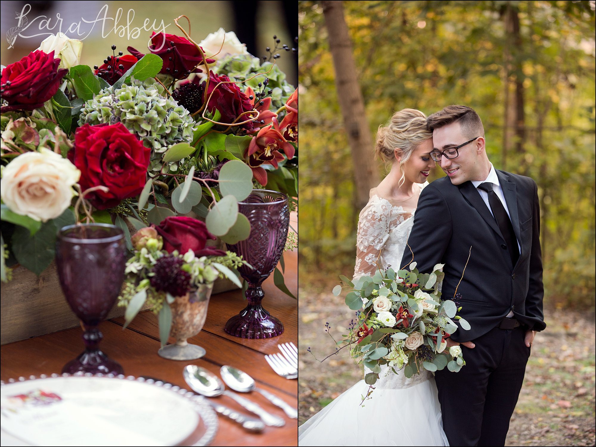 Burgundy Fall Inspiration by Irwin, PA Wedding Photographer