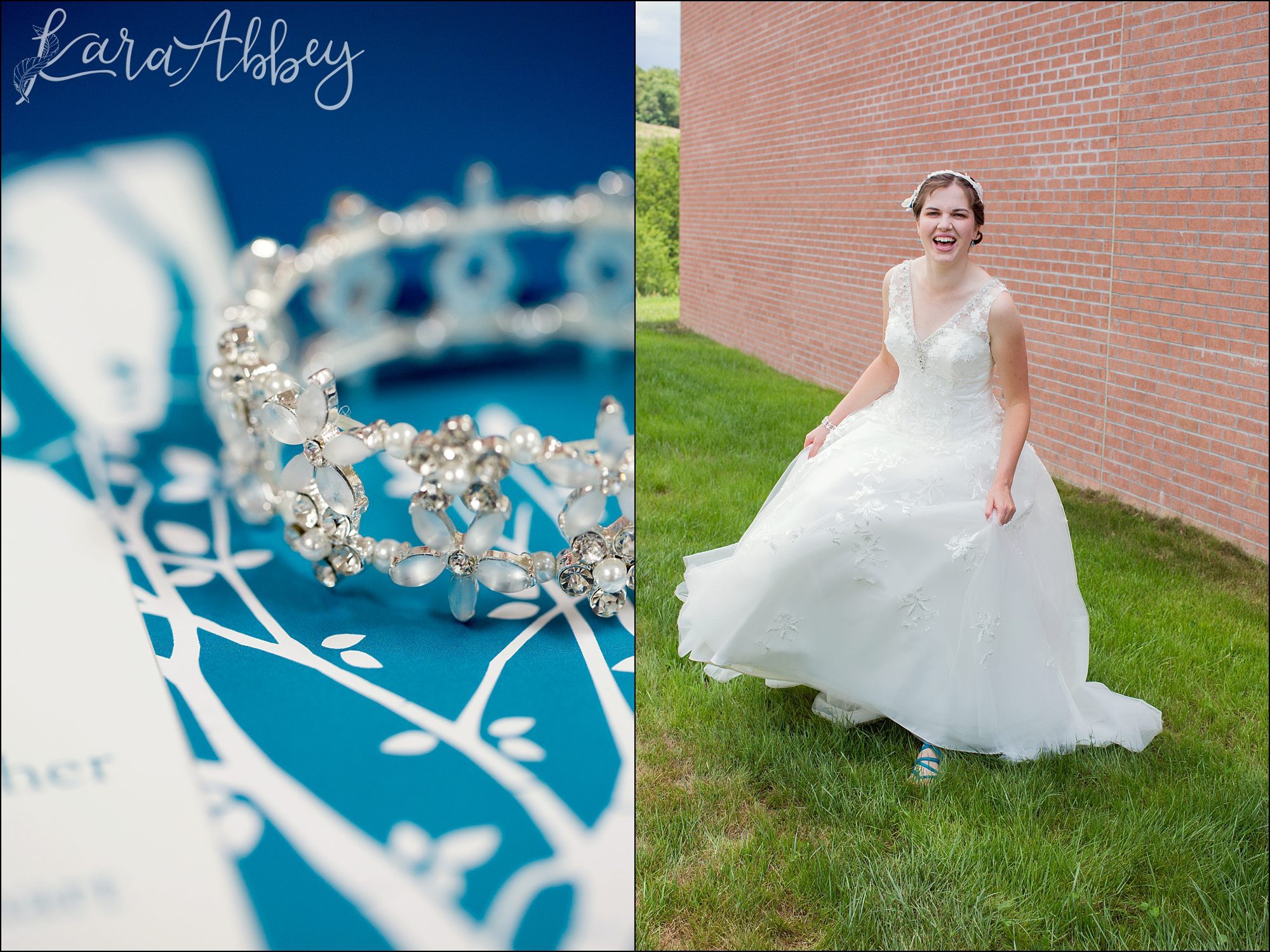 Happy Bridal Portrait by Irwin, PA Wedding Photographer