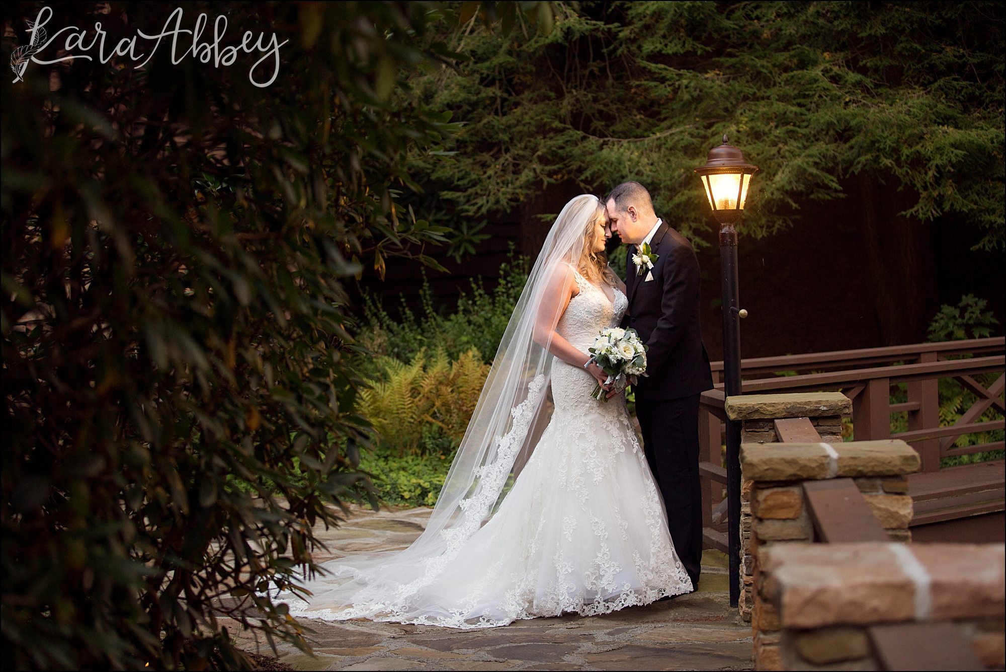 Bride & Groom Portrait at Seven Springs by Irwin, PA Wedding Photographer