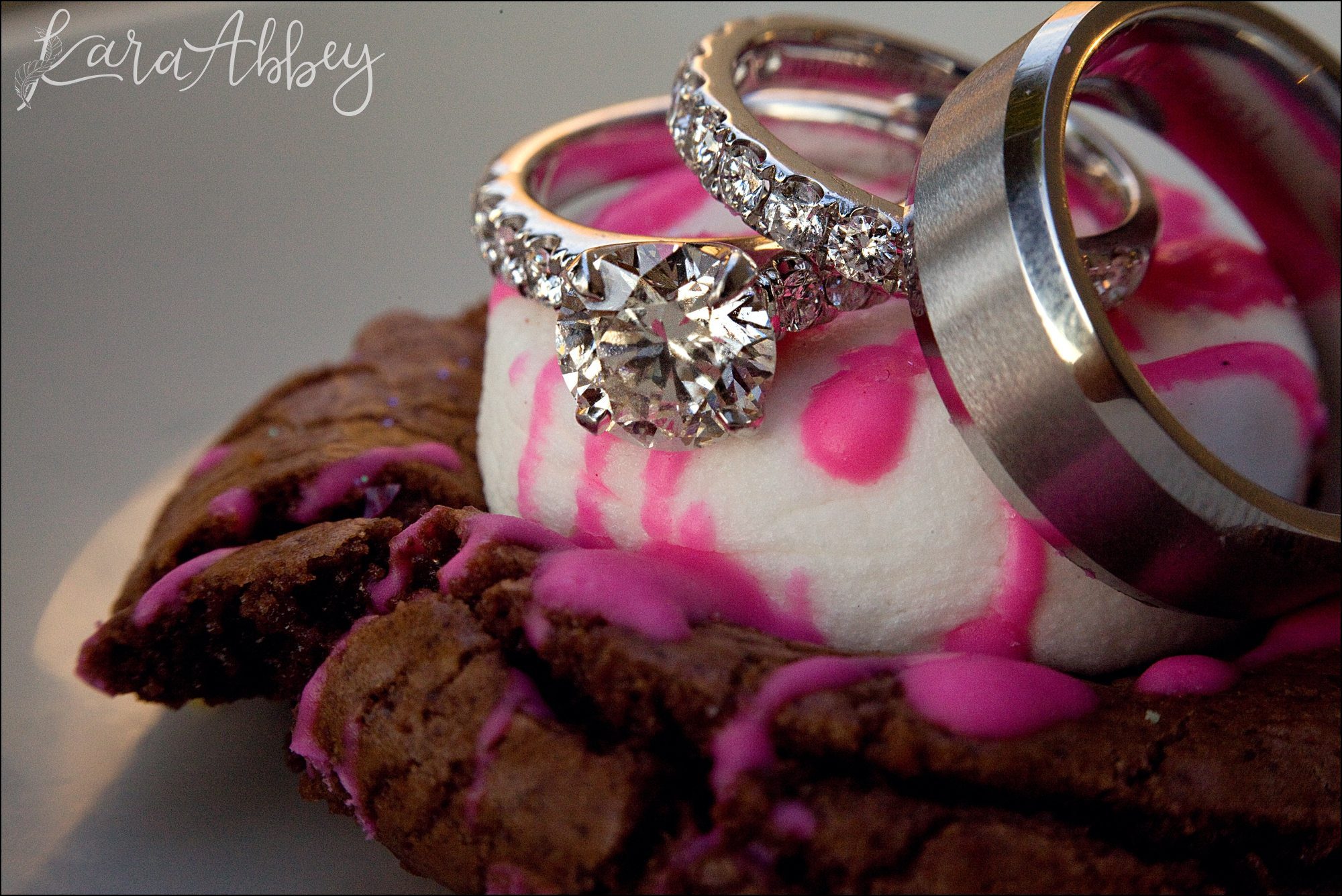 Pittsburgh Cookie Table Ring Photo by Irwin, PA Wedding Photographer