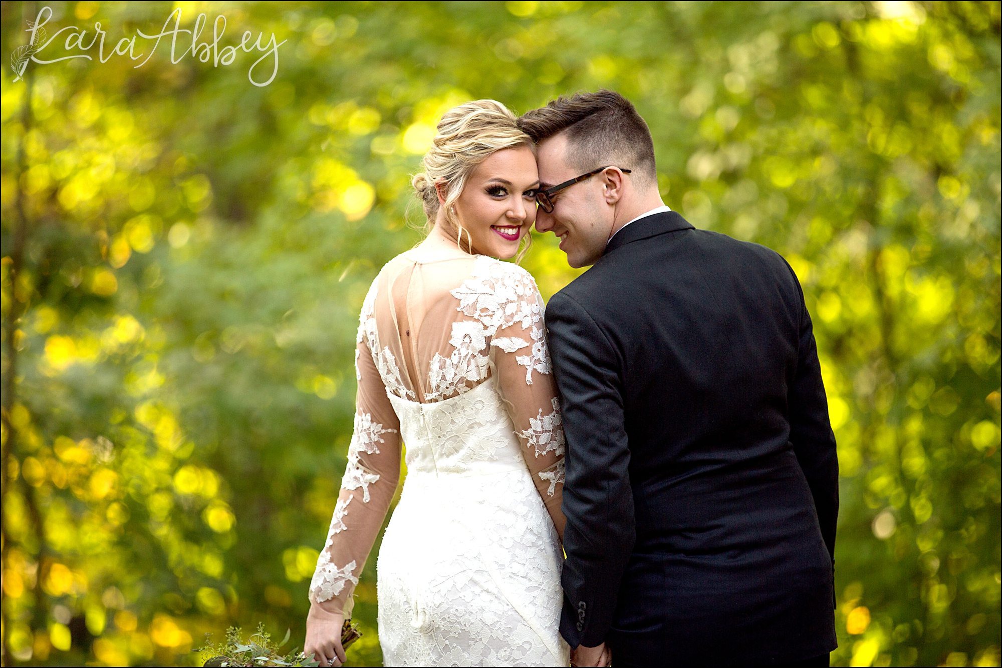 Bride & Groom Portrait by Irwin, PA Wedding Photographer