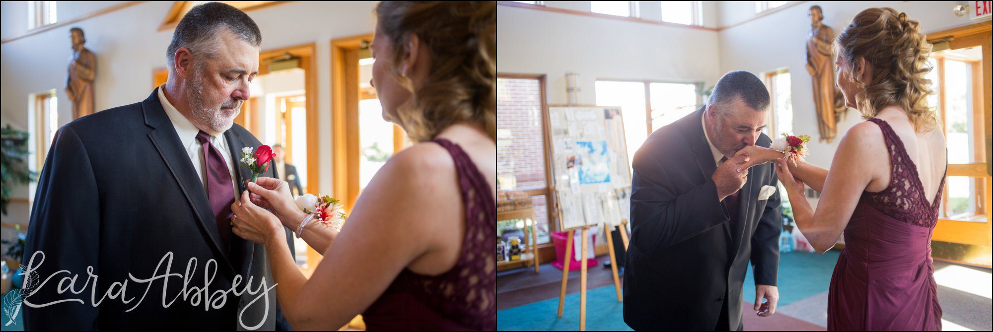 St. John the Evangelist Church in Altoona, PA Wedding Ceremony