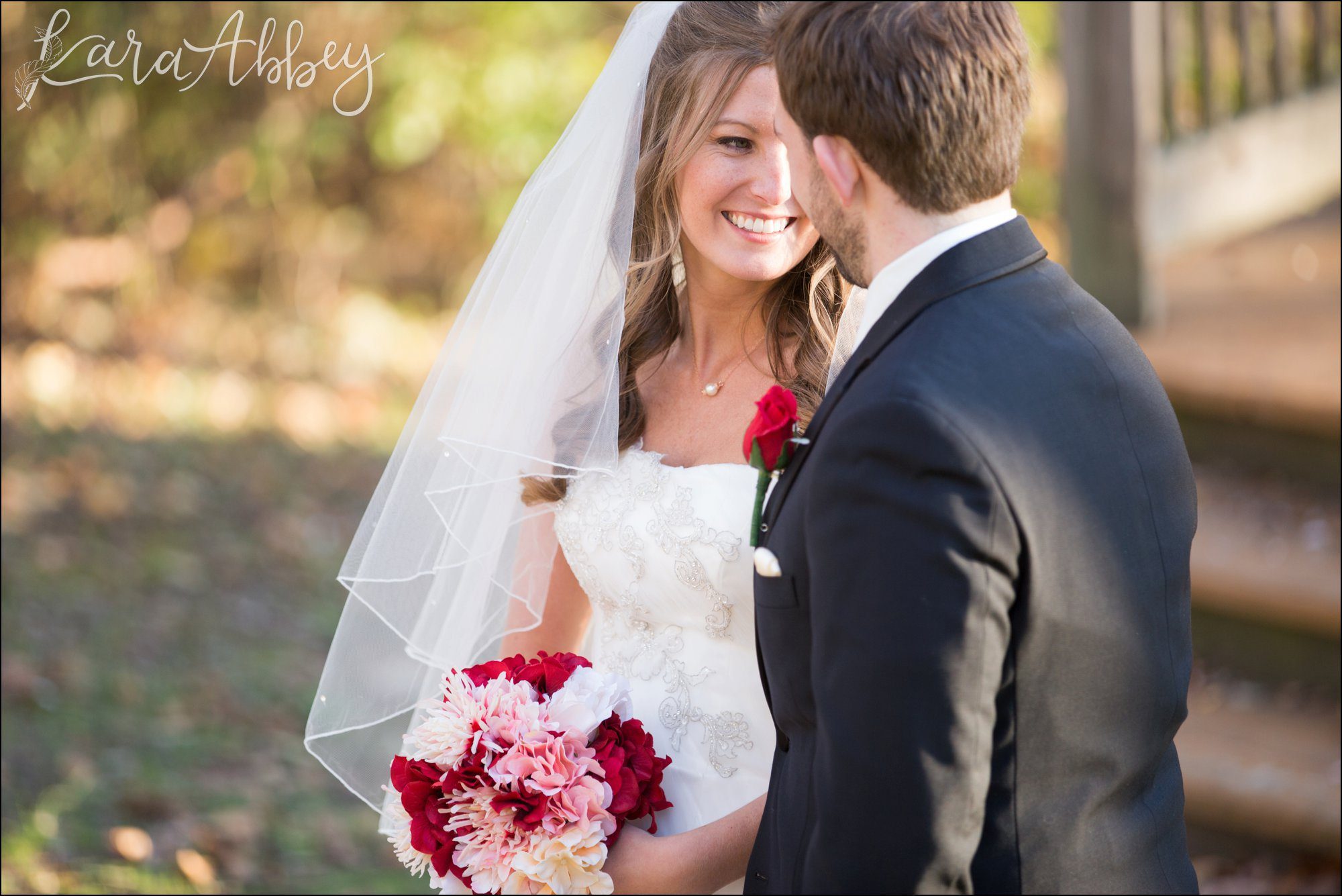 Golden Fall Afternoon Wedding Portraits in Altoona, PA