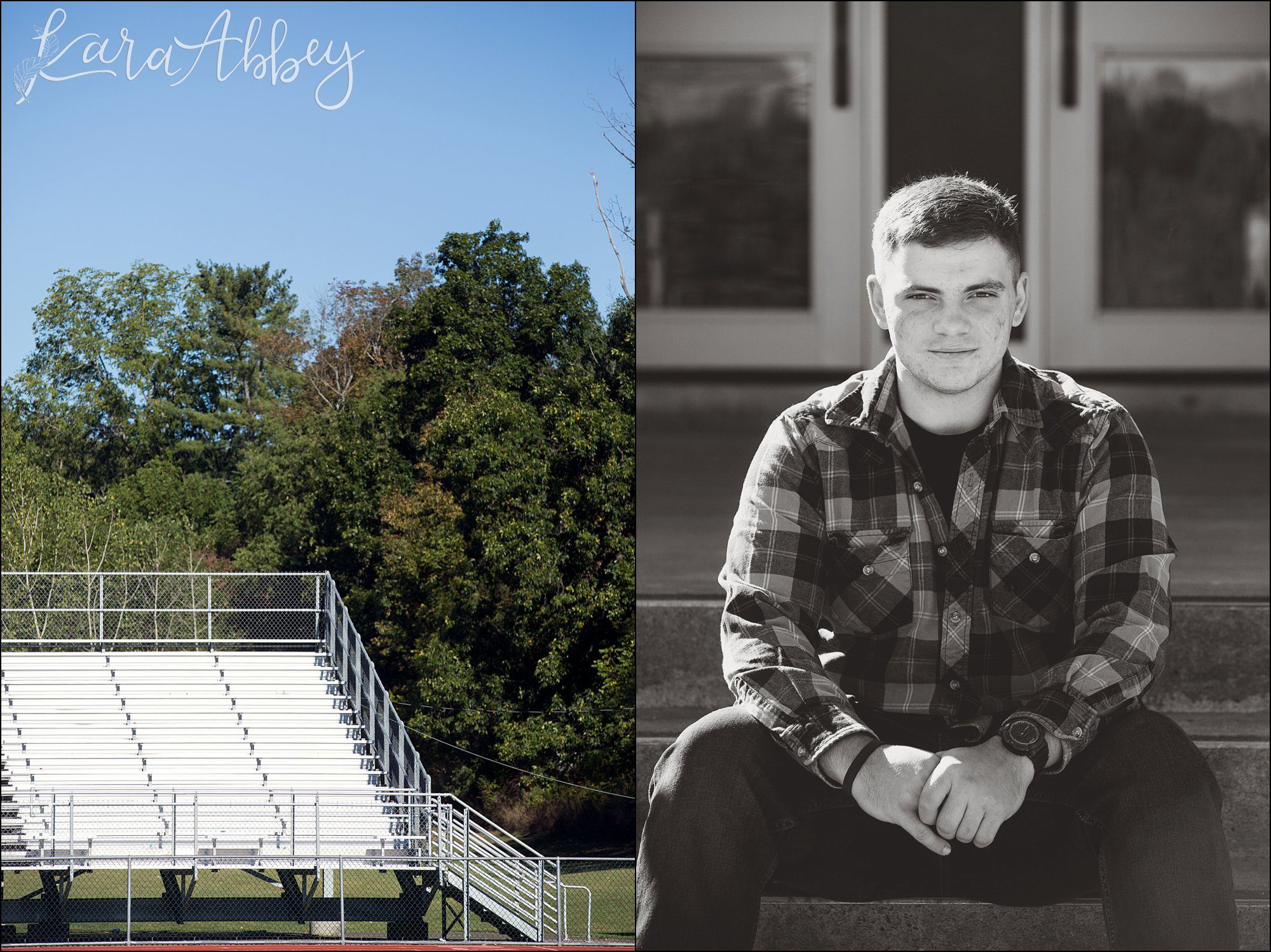 Football Player Senior Portrait
