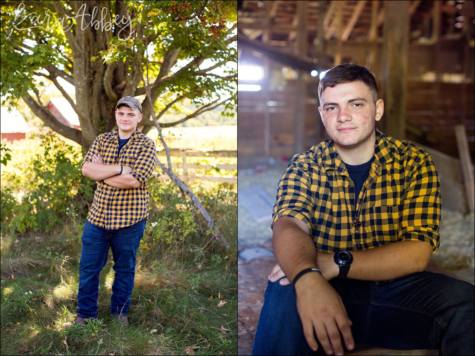 Rustic Barn Senior Portrait
