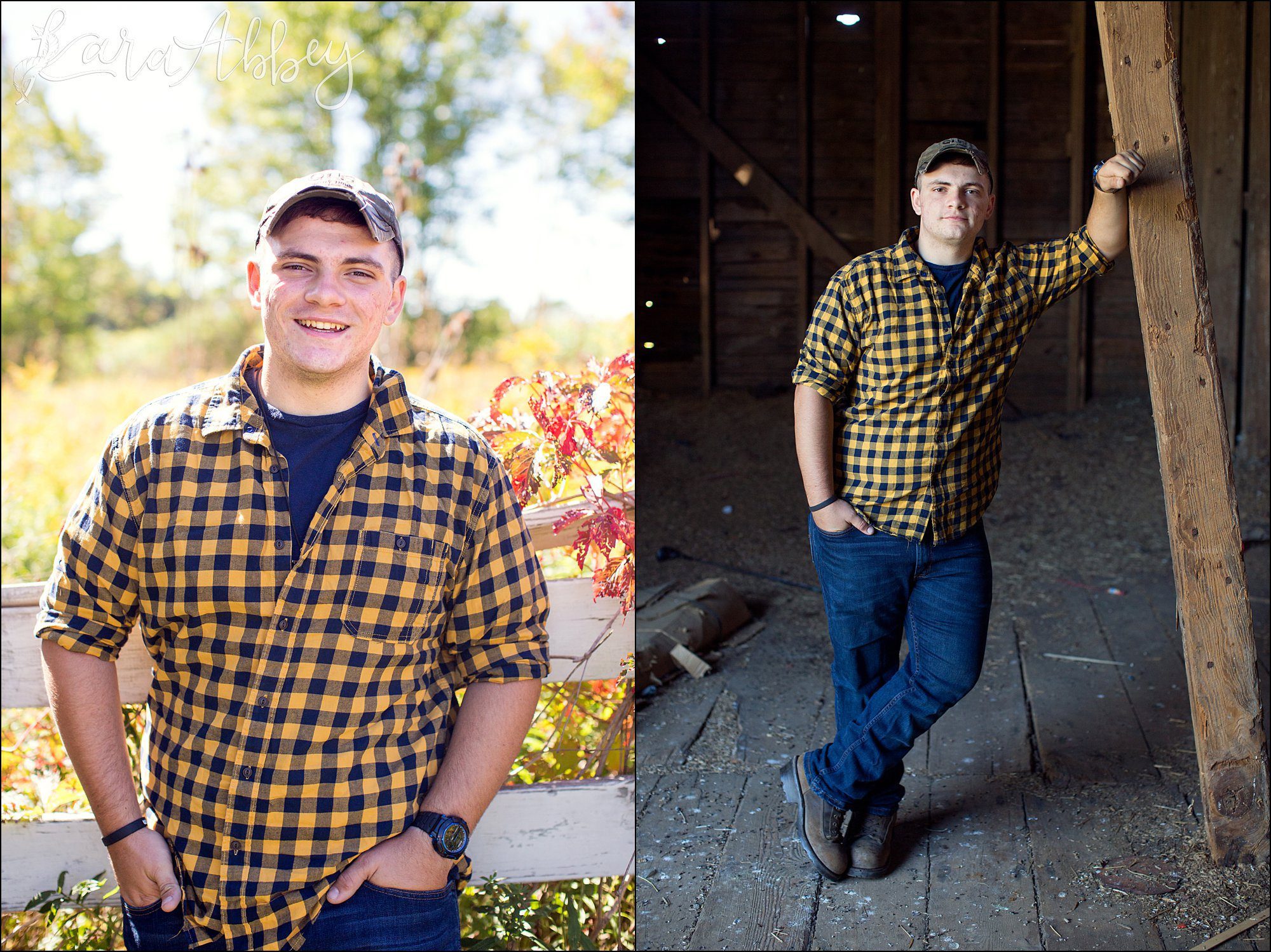 Rustic Barn Senior Portrait