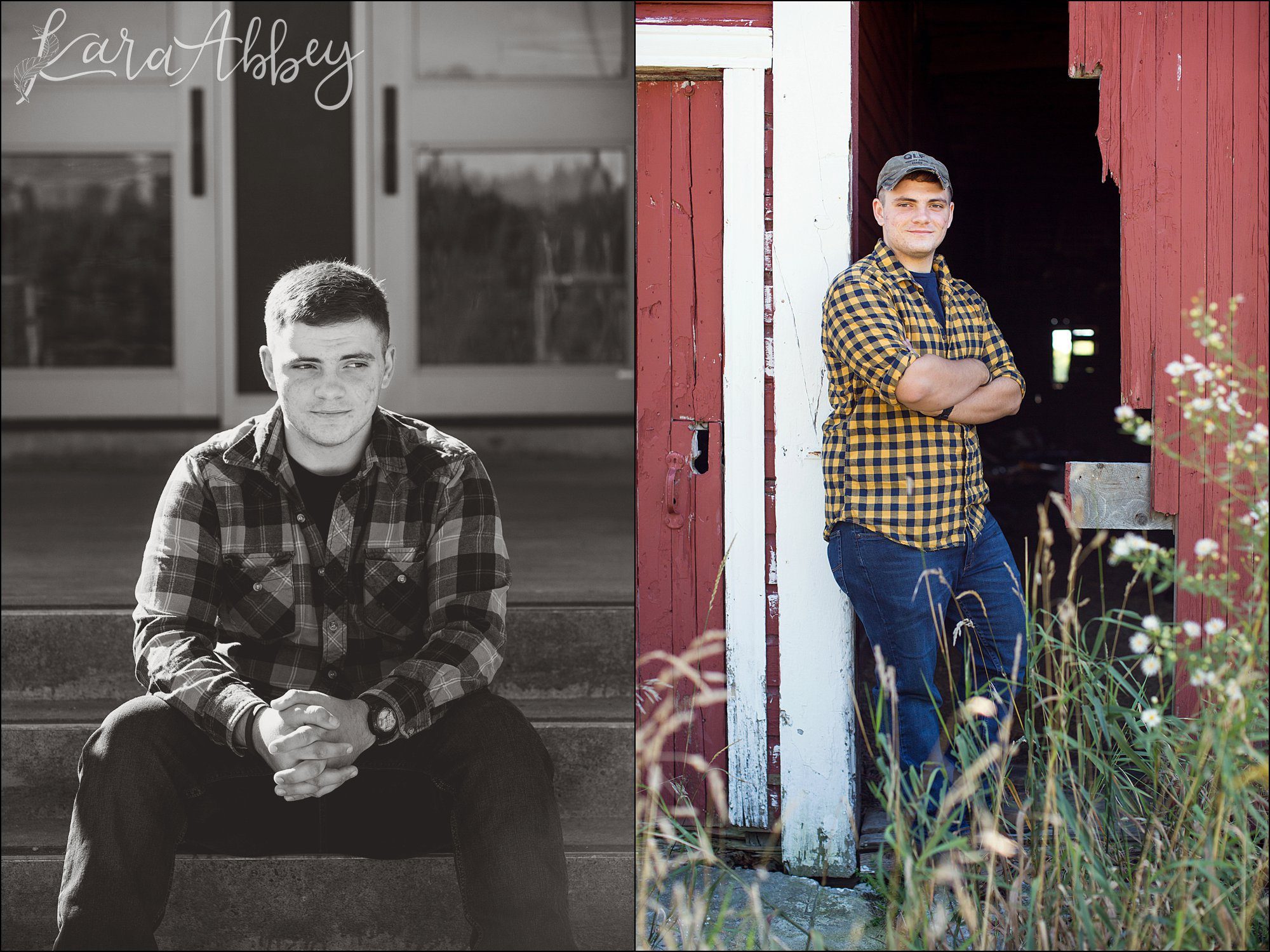 Rustic Barn Senior Portrait