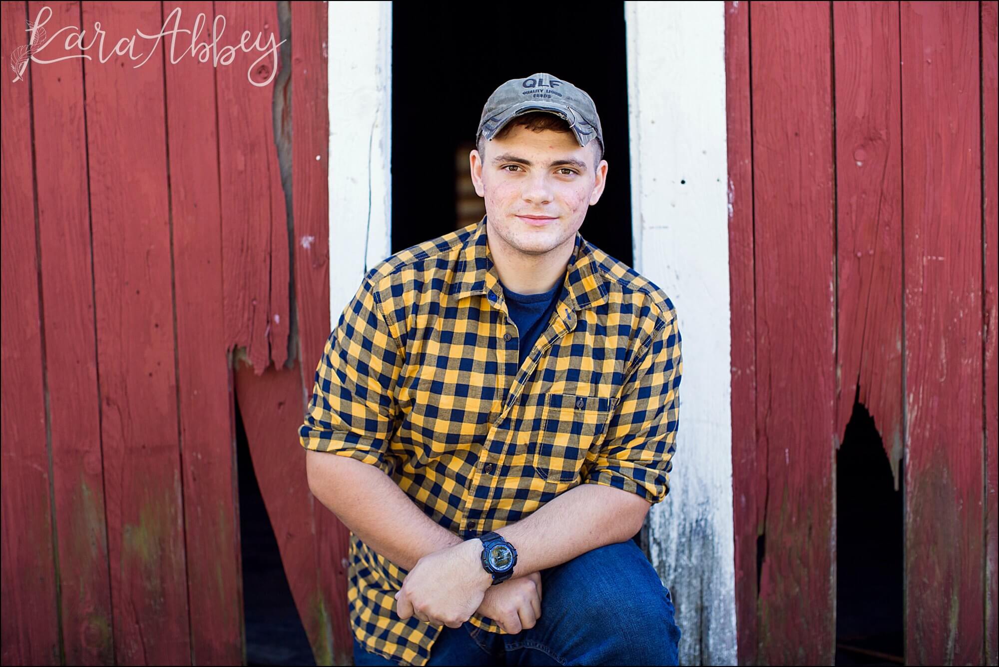 Rustic Barn Senior Portrait