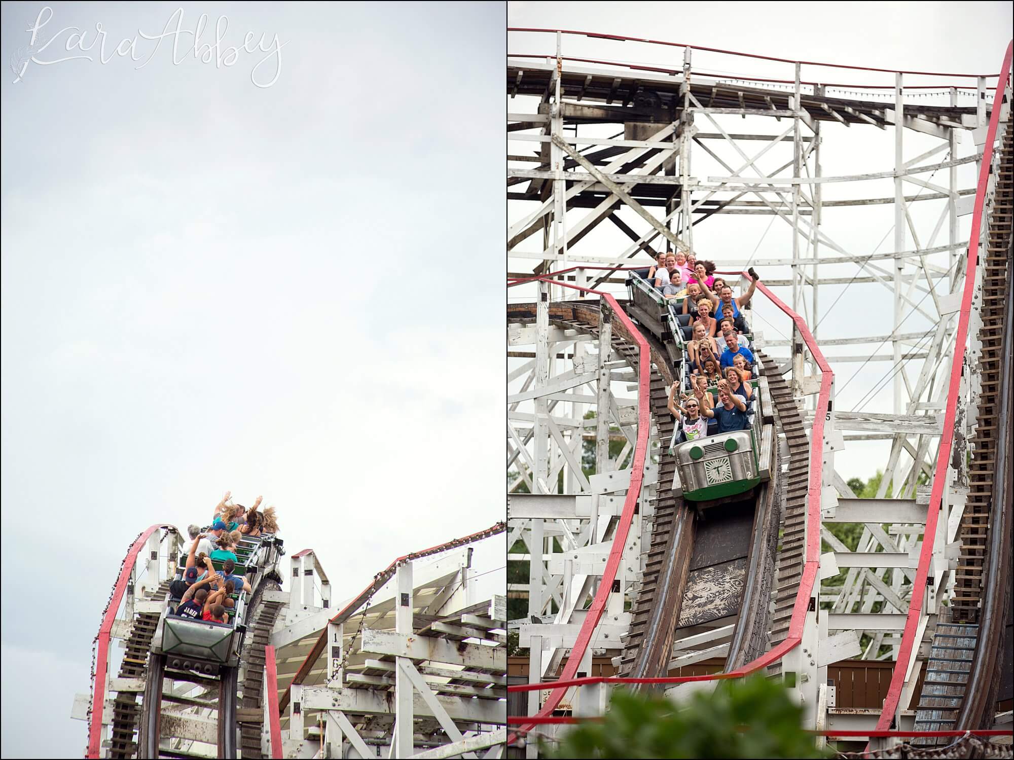 Thunderbold, ACE Wooden Roller Coaster at Kennywood Park in Pittsburgh, PA