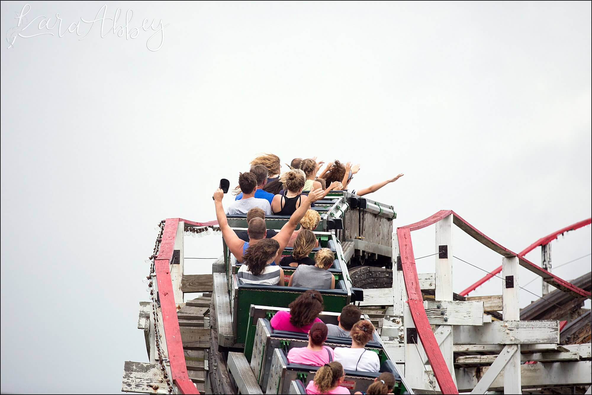 Thunderbold, ACE Wooden Roller Coaster at Kennywood Park in Pittsburgh, PA
