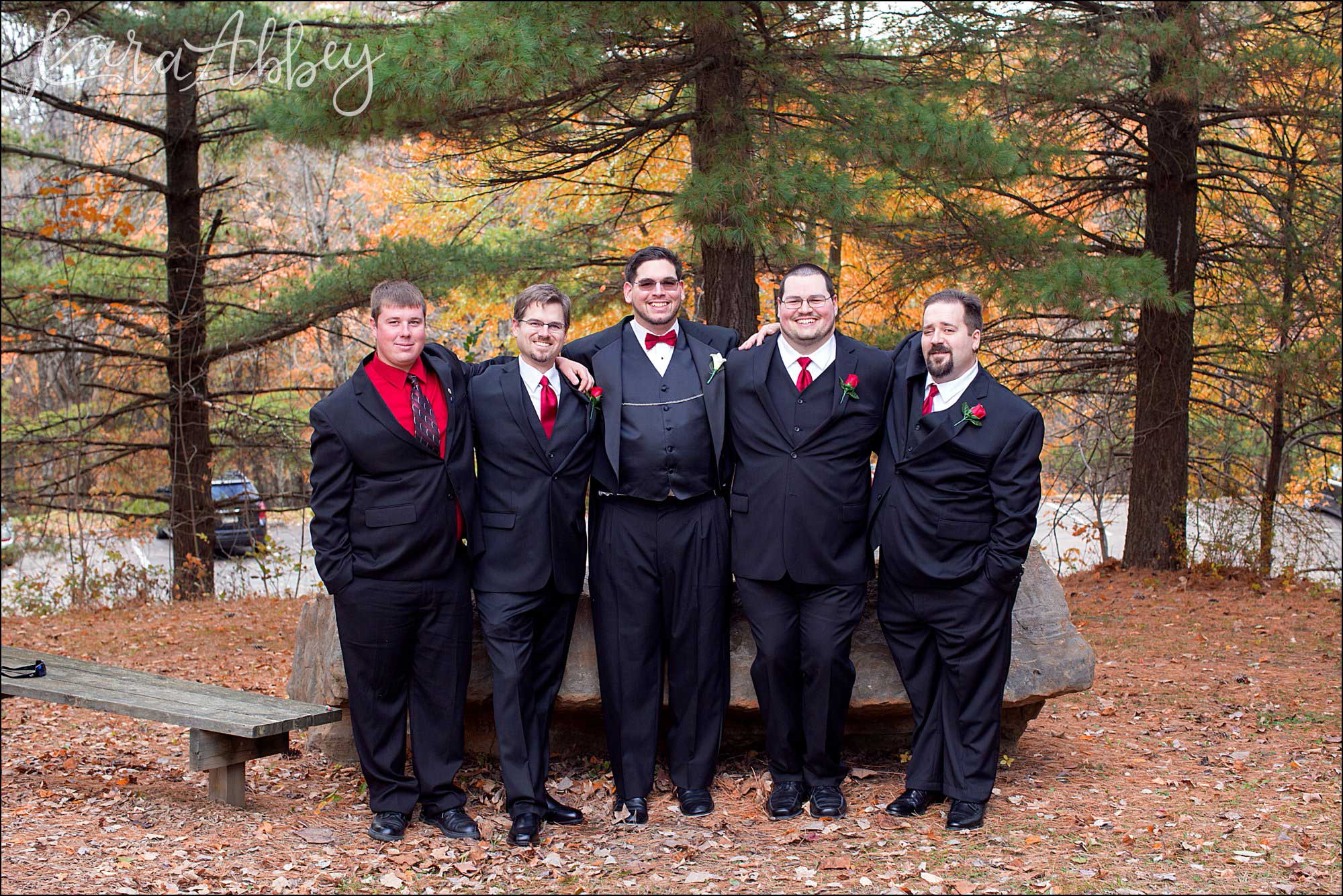 Outdoor Fall Red Real Wedding Inspiration