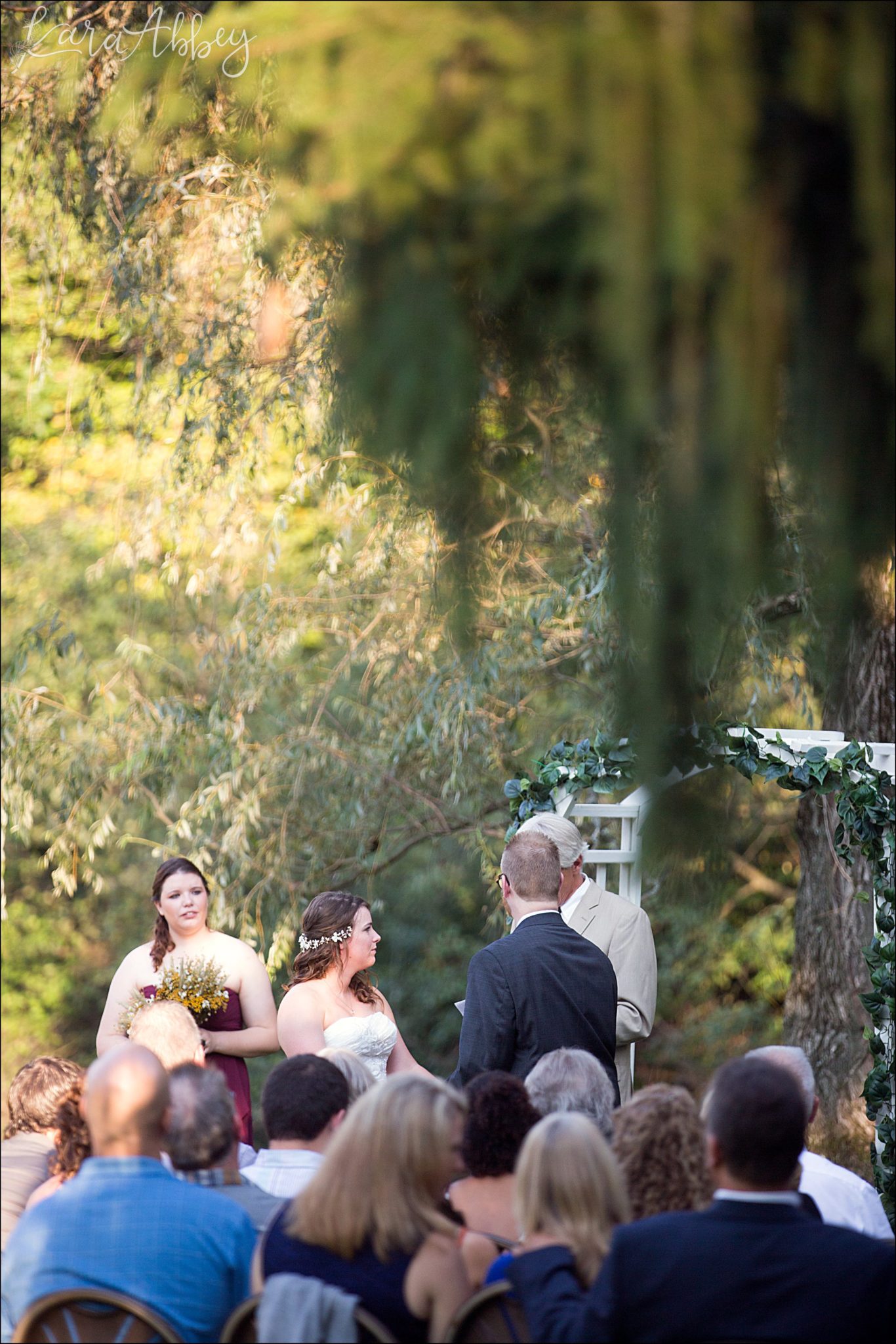 Wedding Ceremony at Green Gables in Jennerstown, PA