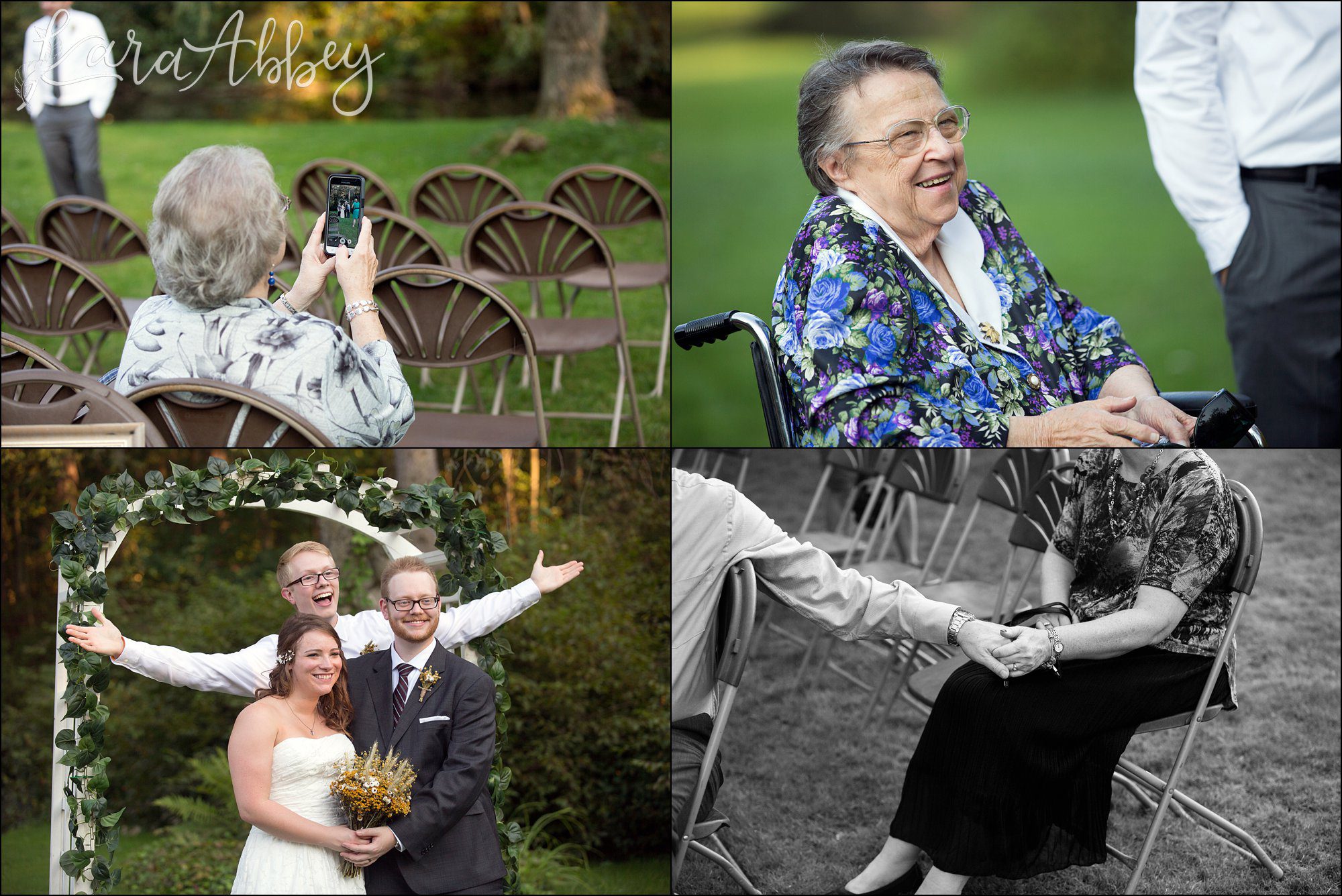 Wedding Ceremony at Green Gables in Jennerstown, PA