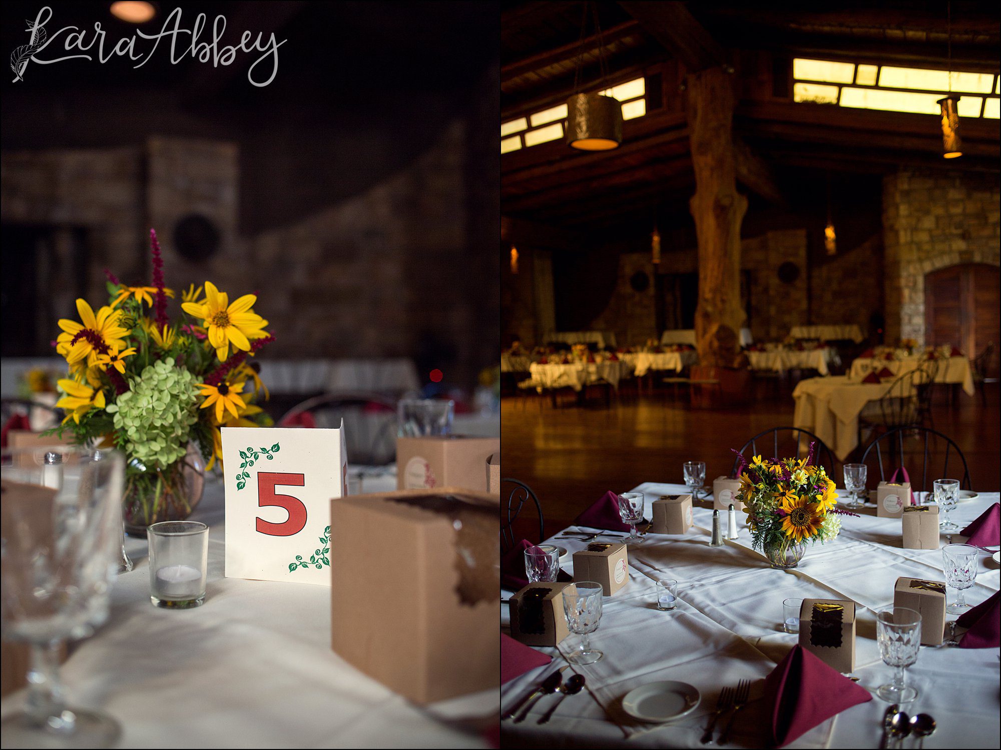 Reception Details at Green Gables in Jennerstown, PA
